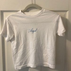 John Galt/ Brandy Melville White Angel Top from Pacsun